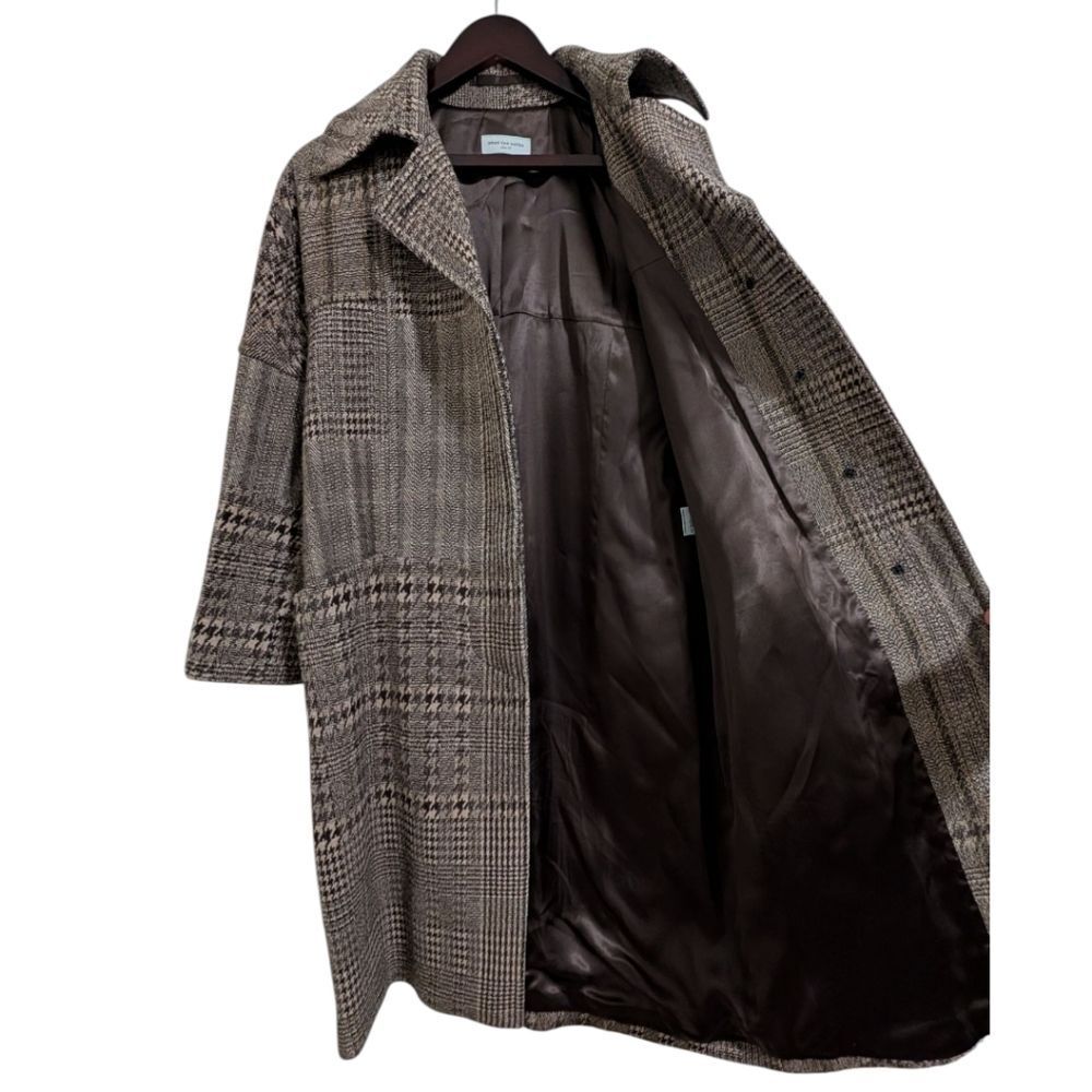 Dries Van Noten Patchwork Plaid Wool Overcoat - S… - image 6